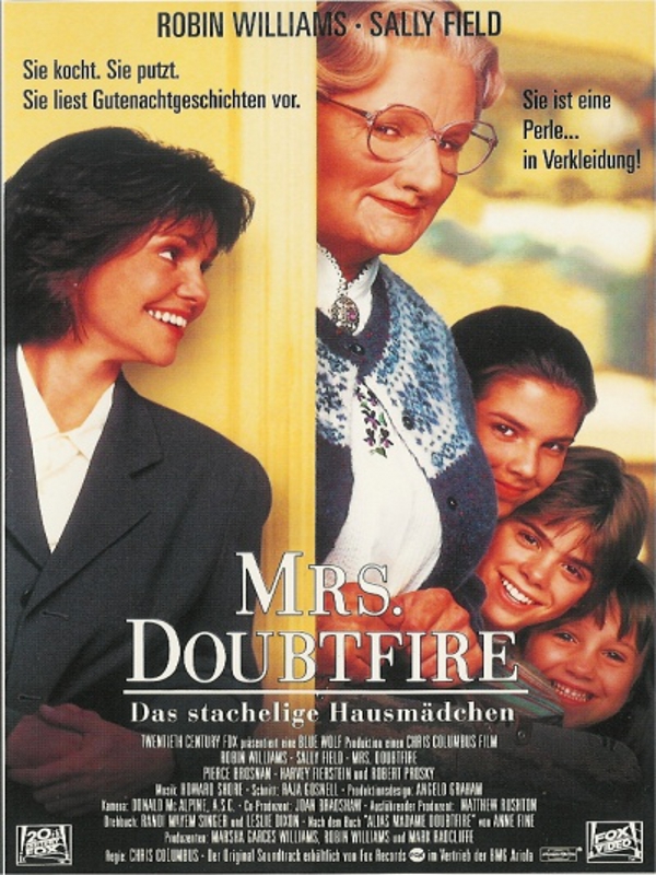 Mrs.-Doubtfire-Das-stachelige-Kindermaedchen-poster